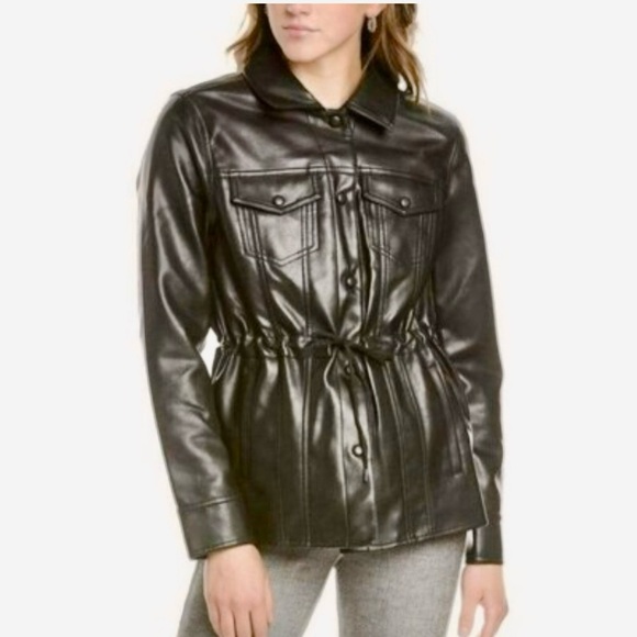 Blank NYC Black Leather Jacket Size Small - Picture 1 of 11